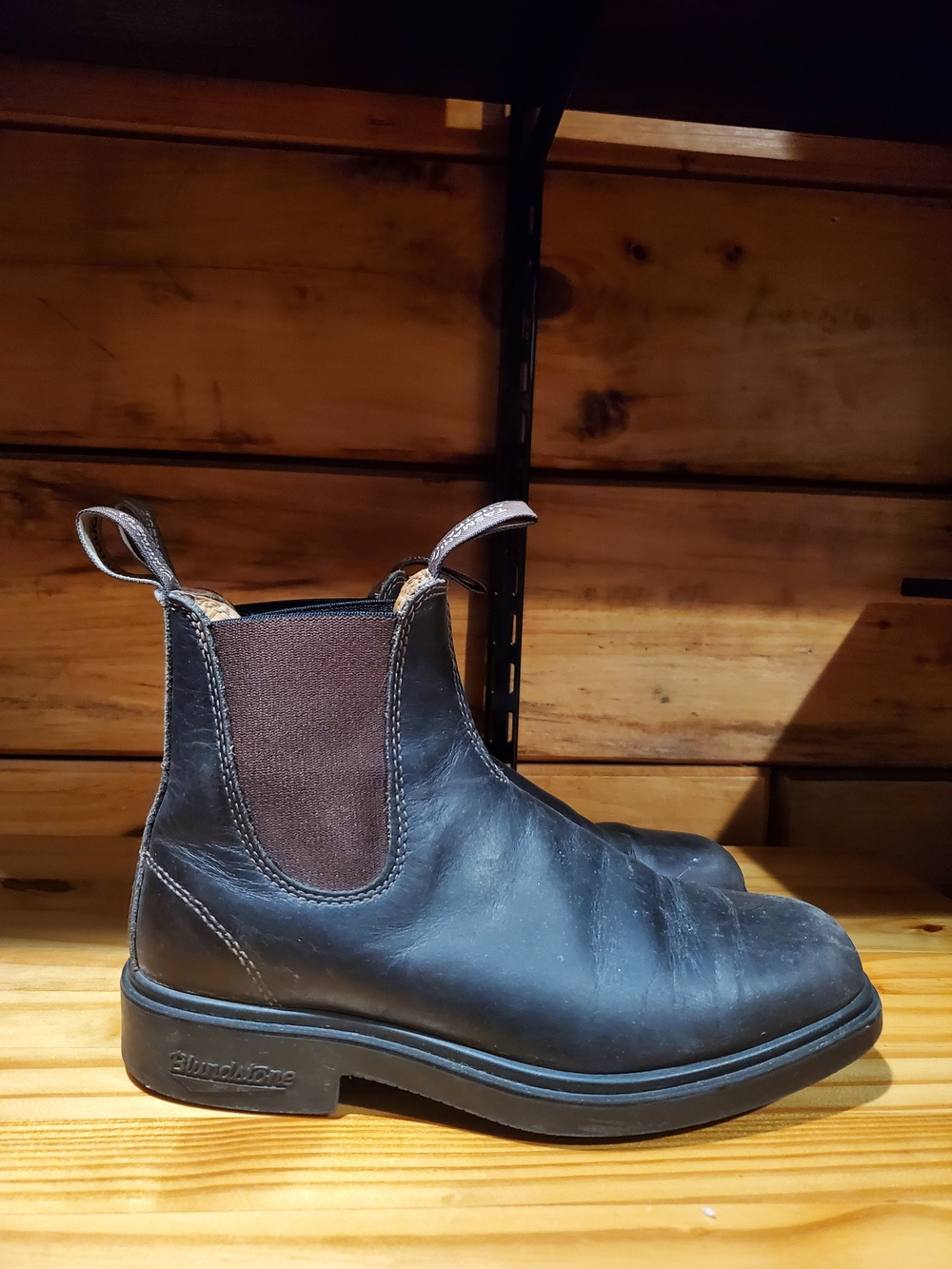 Blundstone Black Chelsea Boots with Squared Toe